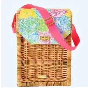 NWT Lilly Pulitzer picnic basket Cheek to Cheek